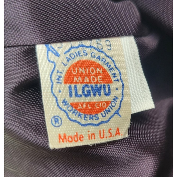 NWT VTG Rrrrruss Togs Navy Blue Wool Blend Career Casual Pants Women's Size 16 - Picture 13 of 15